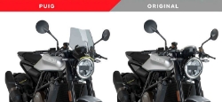 Afbeeldingen van Vervangingsruit naked bike Husqvarna Vitpilen 701 '17-'18 -transparant