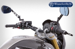 Afbeeldingen van Tube-style handlebar - pre-drilled - black BMW R1200GS LC/Adventure// R1200R LC// S1000XR Wunderlich