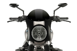 Afbeeldingen van Vervangingsruit retro fairing met Carbon look kuipje Puig BMW R Nine T Scrambler '16-