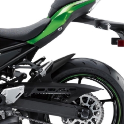 Afbeeldingen van Achterspatbord verlenger mat zwart voor het originele spatbord Puig Kawasaki Z900/RS/CAFE