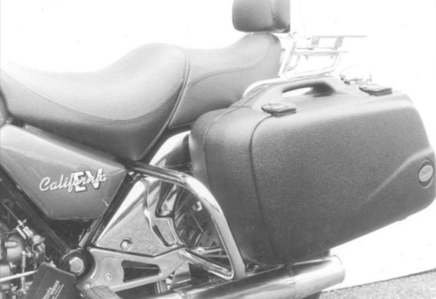 Afbeeldingen van Koffervalbeugel chroom Hepco&Becker voor Moto Guzzi CALIFORNIA 1100 EVOLUTION '97-05