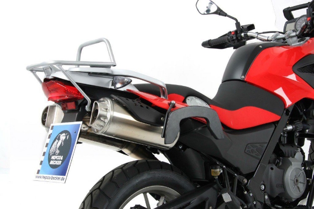 Afbeeldingen van C-Bow tasdragers zwart Hepco&Becker BMW F650GS/Dakar '00-'07 G650GS '04-'16/ Sertao '12-'16