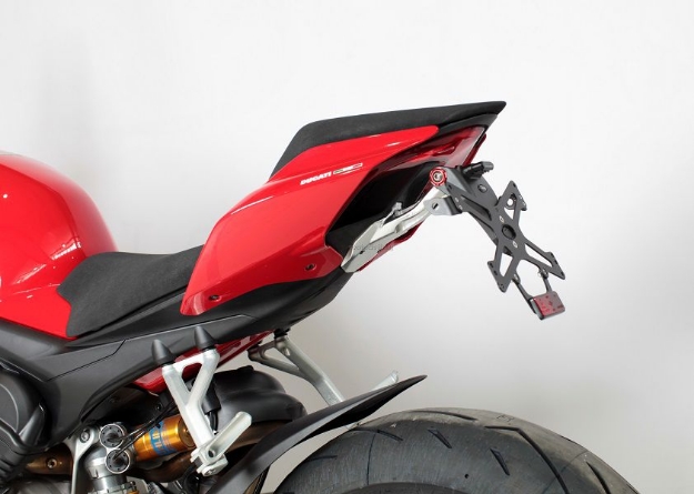 Afbeeldingen van Kentekenplaathouder Evotech Ducati Streetfighter V4 S '20- / V2 '22-