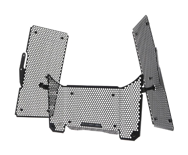 Afbeeldingen van Radiator/olie koeler cover set Evotech Performance Ducati Multistrada V4 '21-24