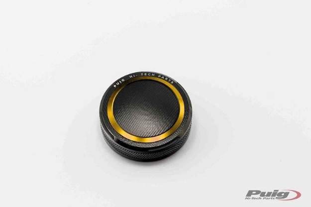 Afbeeldingen van Remvloeistofreservoircover diverse Kawasaki modellen Puig-Goud