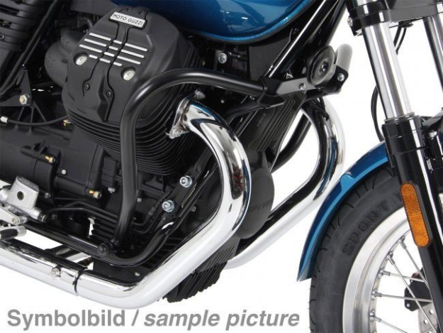 Afbeeldingen van Valbeugel chroom Hepco&Becker Moto Guzzi V7 III Stone/Special/Anniversario/Racer '17-20