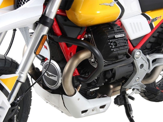 Afbeeldingen van Valbeugel zwart Hepco&Becker Moto Guzzi V85TT ‘19-23