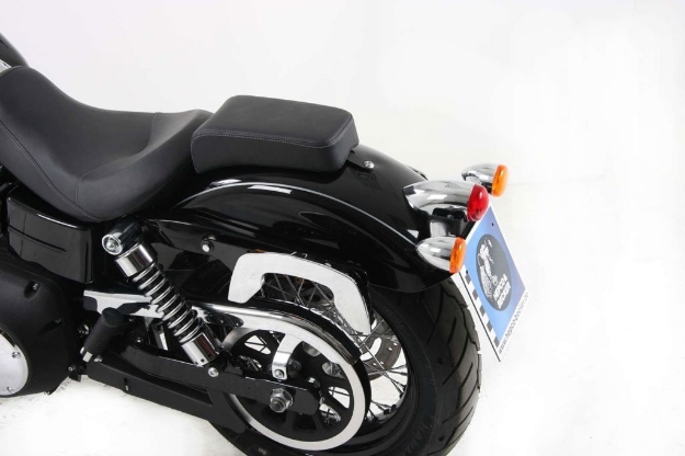Afbeeldingen van C-Bow tasdragers chroom Hepco&Becker Harley Davidson Dyna Wide Glide