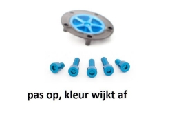 Afbeeldingen van Tankdop boutjes voor tankdop (set) Evotech diverse Ducati modellen