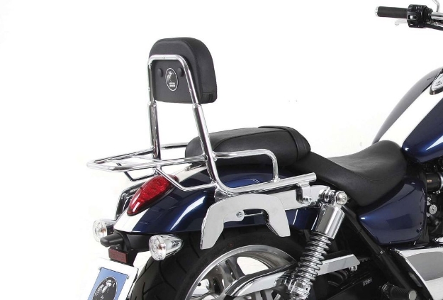 Afbeeldingen van C-Bow custom tasdragers chroom Hepco&Becker Triumph Thunderbird 1600/ 1700 Commander
