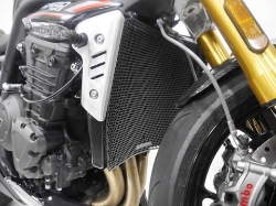 Afbeeldingen van Radiatorcover zwart Evotech Performance Triumph Speed Triple 1200 RS '21-24