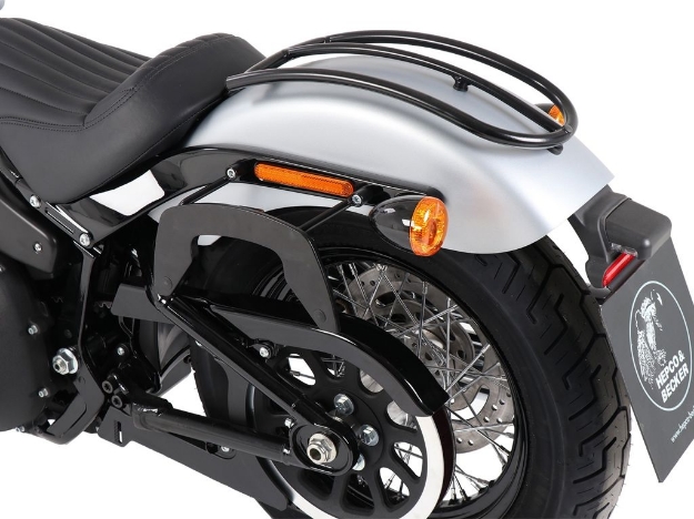 Afbeeldingen van C-Bow tasdragers zwart Hepco&Becker Harley Davidson Softail Street Bob '18-
