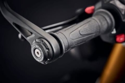 Afbeeldingen van Bar ends (set) zwart Evotech Performance Triumph Street Triple RS '20-22 (met bar end spiegels)