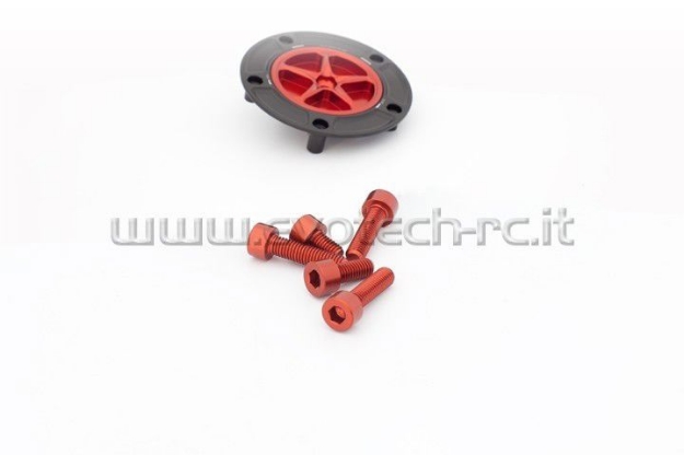 Afbeeldingen van Tankdop boutjes voor tankdop (set) Evotech CB650F / CB125R