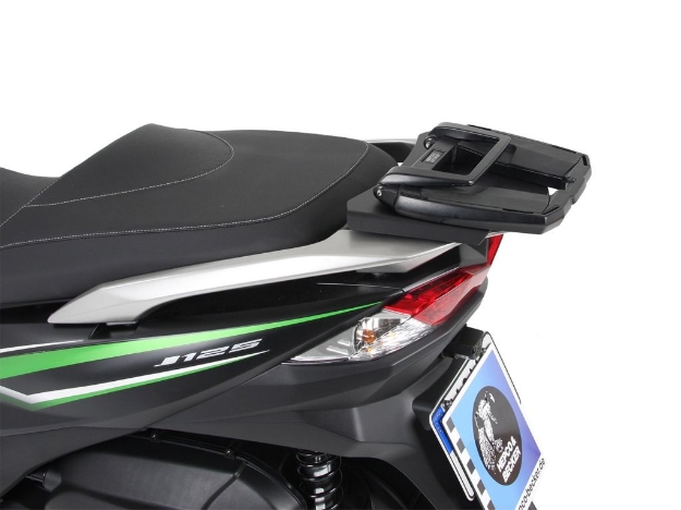 Afbeeldingen van Topdrager zwart Easyrack Hepco&Becker Kawasaki J125 '16-/ J300 '14-
