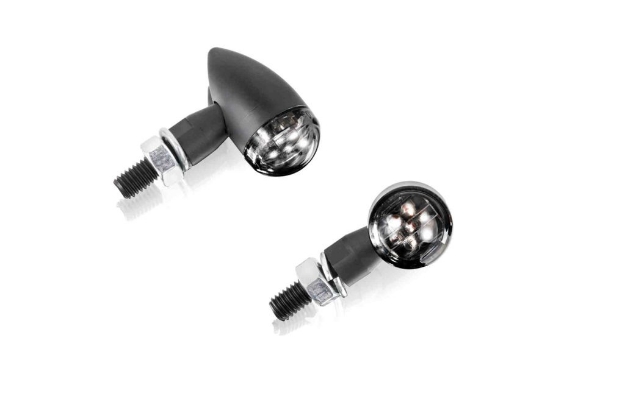 Afbeeldingen van Knipperlichten Puig LED model Tiny met zwarte alu body (per set)