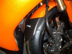 Afbeeldingen van Voorspatbord verlenger zwart Kawasaki ZX10-R '08-10