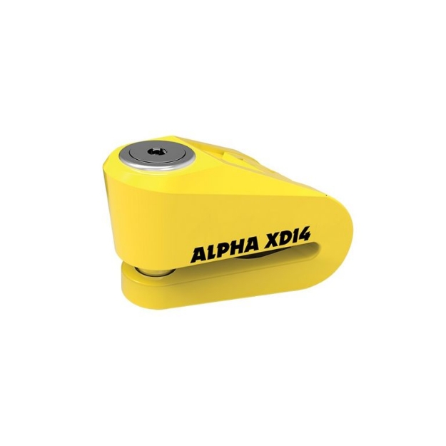 Afbeeldingen van Slot voor remschijf model Alpha XD14 Stainless 14mm geel