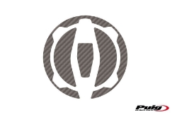 Afbeeldingen van Tankdopcover X-TREME Puig carbon look voor Kawasaki Ninja 400/650/ Versys-X 300/ Z650/ Z900 '17-