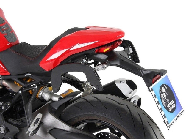 Afbeeldingen van C-Bow tasdragers zwart Hepco&Becker Ducati Monster 1200S '17+