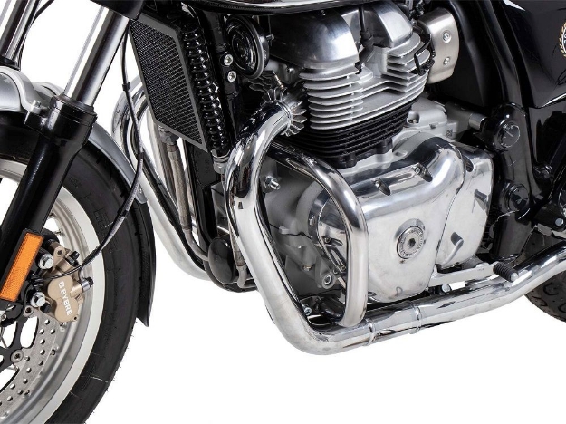 Afbeeldingen van Valbeugel chroom Hepco&Becker Royal Enfield Interceptor '18- / Continental 650/GT '19-