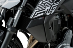 Afbeeldingen van Radiator panels zwart Puig Kawasaki Z650 '17-'19