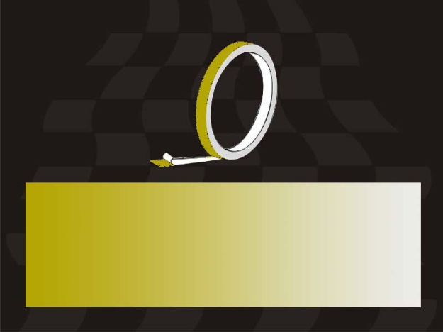 Afbeeldingen van Velglint 5mm (rolletje van 6 meter)-Goud
