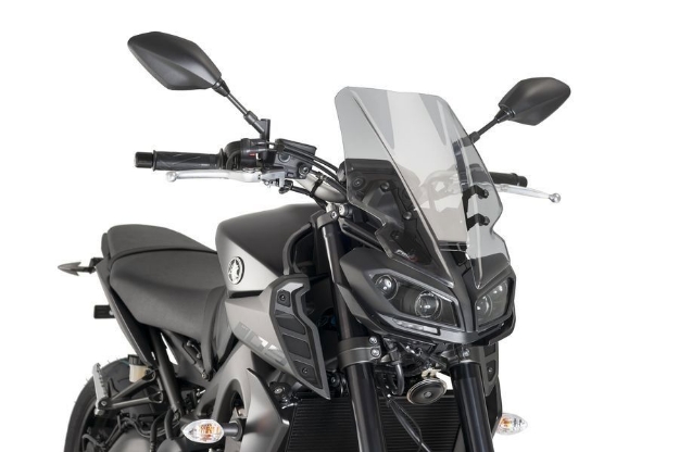Afbeeldingen van Vervangingsruit naked bike Touring Puig Yamaha MT-09 '17-20 -licht getint