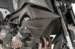 Afbeeldingen van Side cover panels Puig (set) mat zwart voor radiateur Yamaha MT-09/SP '17-