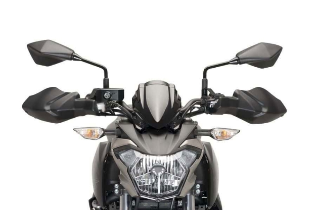 Afbeeldingen van Handkappen Puig Kawasaki Z650 / Z900 '17- mat zwart