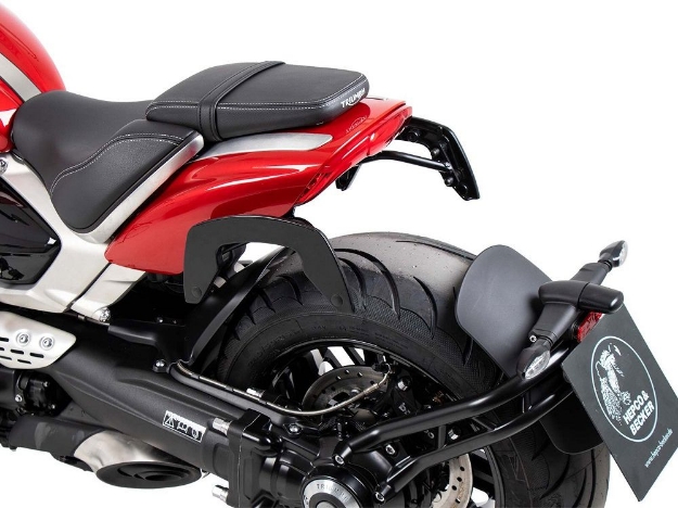 Afbeeldingen van C-Bow tasdragers zwart Hepco&Becker Triumph Rocket III R / GT '20+