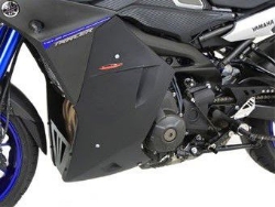 Afbeeldingen van Onderkuip mat zwart met zilver gaas Yamaha MT-09 Tracer '15-