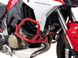Afbeeldingen van Valbeugel rood Hepco&Becker voor diverse Ducati Multistrada V4 '21-24
