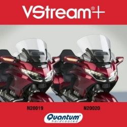Afbeeldingen van Vervangingsruit National Cycle VStream low met ventilatierooster Honda GL1800 '18-