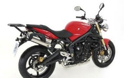 Afbeeldingen van C-Bow tasdragers zwart Hepco&Becker Triumph SPEED TRIPLE 1050 '08-10