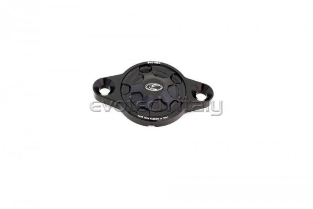 Afbeeldingen van Timing Inspection cover met slider Evotech voor diverse Ducati modellen - zwart