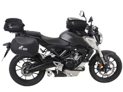 Afbeeldingen van C-Bow tasdragers zwart Hepco&Becker Honda CB125R '18-24