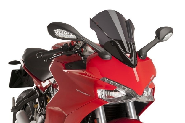 Afbeeldingen van Vervangingsruit touring Puig Ducati SuperSport/S '17- -donker getint