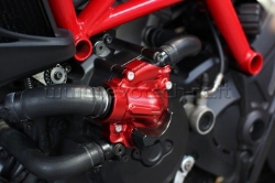 Afbeeldingen van Waterpomp Protector met kunststof slider links Evotech voor diverse Ducati modellen