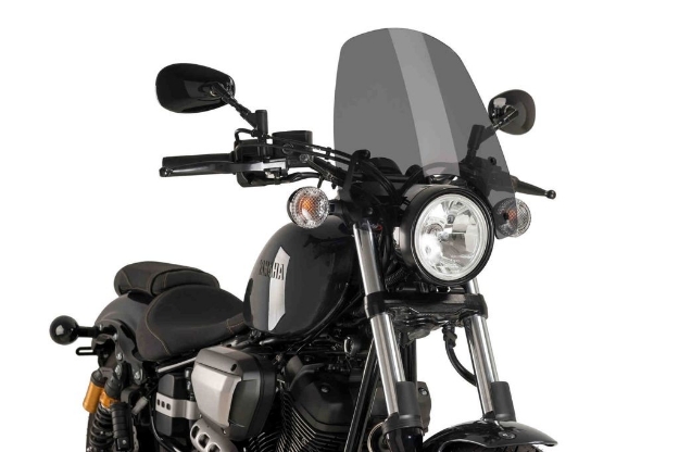 Afbeeldingen van Windscherm Puig model Naked Yamaha XV950/R '16- -Donker getint