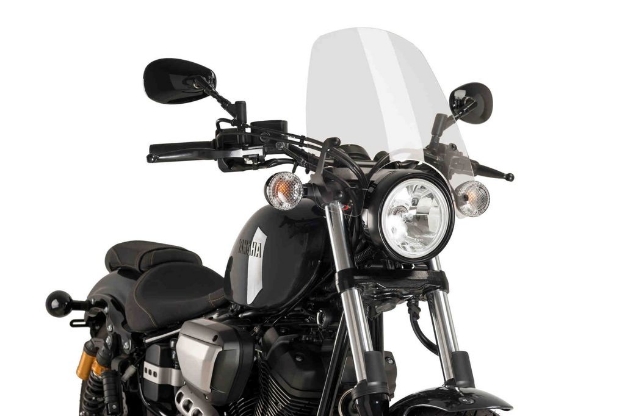 Afbeeldingen van Windscherm Puig model Naked Yamaha XV950/R '16- -Transparant