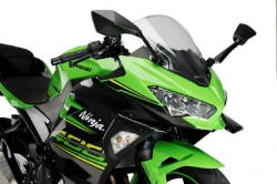 Afbeeldingen van Side Spoiler Downforce van Puig voor de Kawasaki Ninja 400 '18- -zwart