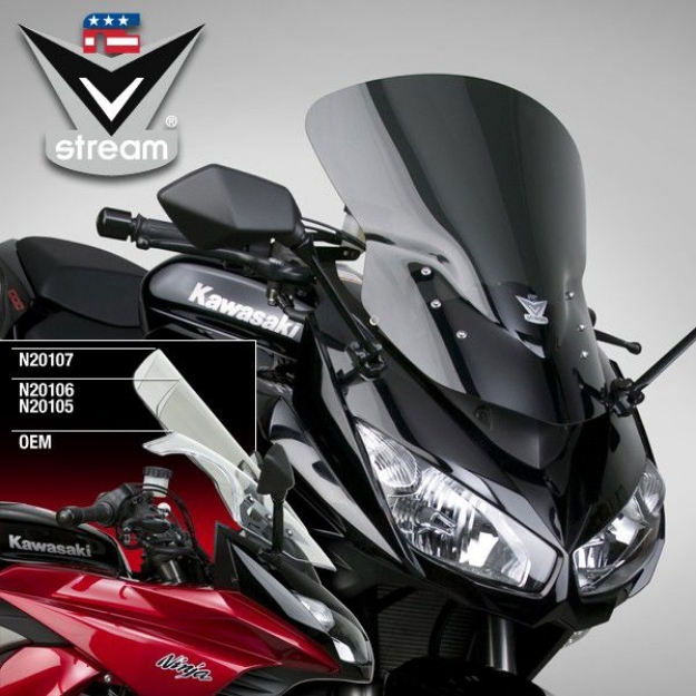 Afbeeldingen van Vervangingsruit National Cycle sport/touring donker getint Kawasaki Z1000SX '11-'16