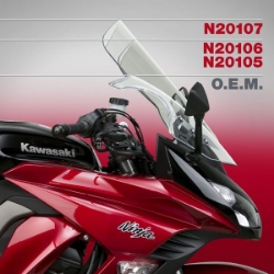 Afbeeldingen van Vervangingsruit National Cycle sport/touring donker getint Kawasaki Z1000SX '11-'16