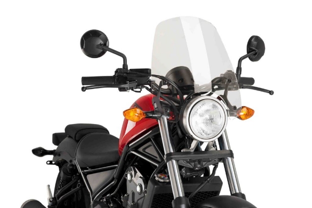 Afbeeldingen van Vervangingsruit naked bike Sport Puig Honda CMX500 Rebel / CMX300 Rebel '17--transparant