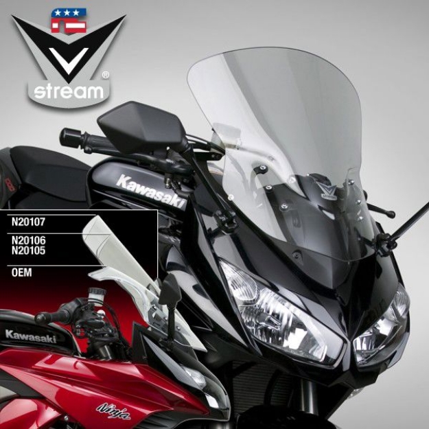 Afbeeldingen van Vervangingsruit National Cycle sport/touring licht getint Kawasaki Z1000SX '11-16