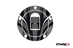 Afbeeldingen van Tankdopcover Radikal Puig voor diverse Kawasaki modellen van '00-'05