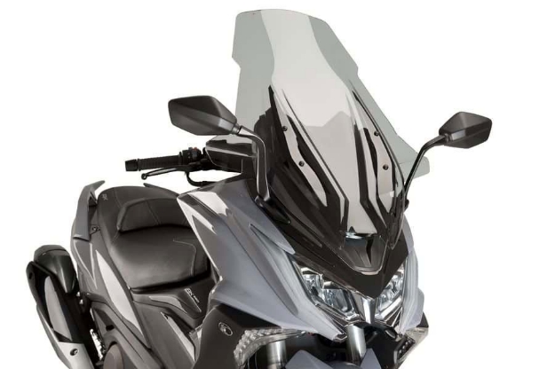 Afbeeldingen van Vervangingsruit V-Tech Line Touring Kymco AK550 '17- licht getint