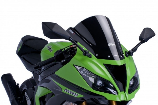 Afbeeldingen van Vervangingsruit jetstream Kawasaki ZX-6R 636 '19- zwart