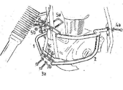 Afbeeldingen van Valbeugel zwart Hepco&Becker voor Suzuki DR650RS '90-91